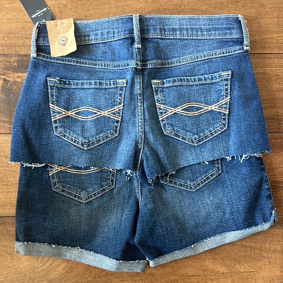 Abercrombie kids 13/14 midi denim shorts NEW with tags - Picture 2 of 3